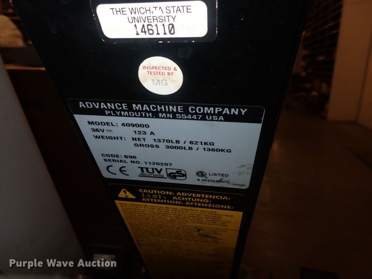 image for item HP9288 Advance 3800  floor scrubber