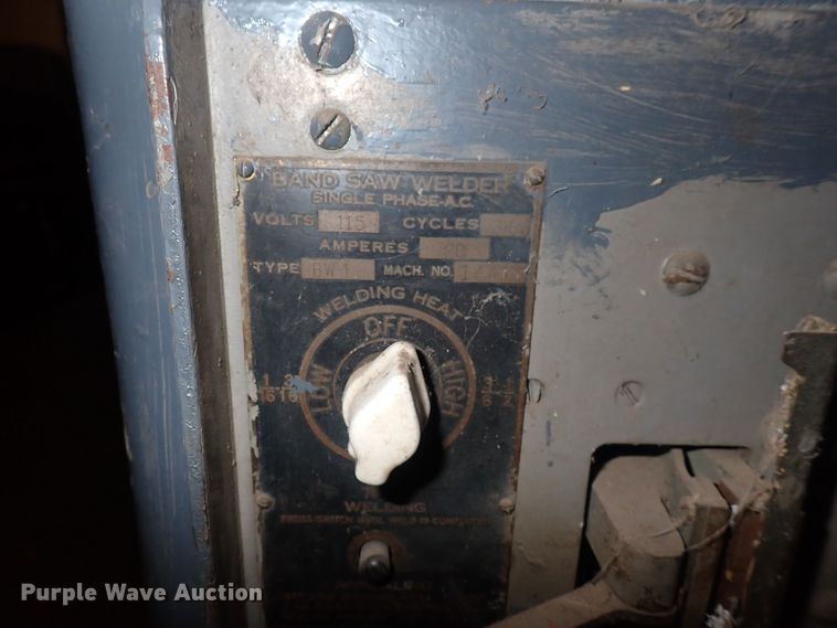 image for item HP9294 Grob  band saw welder