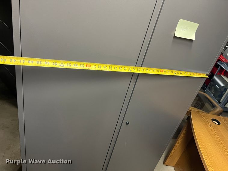 image for item HP9314 (8) five drawer lateral file cabinets