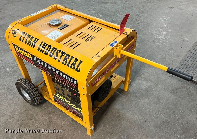 image for item ID9310 Titan Industrial 8000  generator