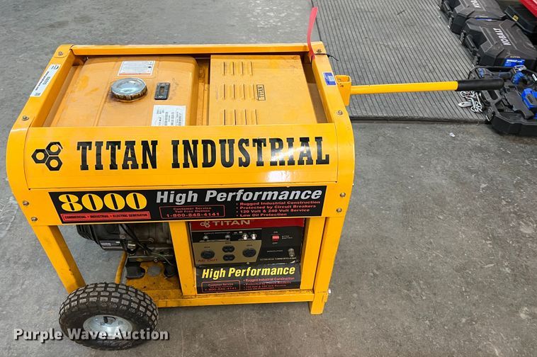 Titan Industrial 8000 generator in Neosho, MO Item ID9310 sold