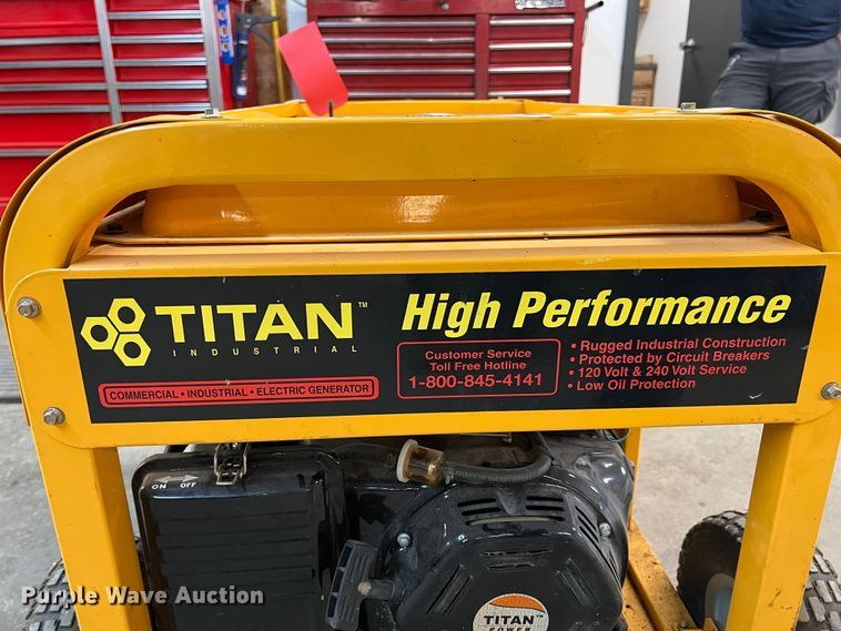 image for item ID9310 Titan Industrial 8000  generator