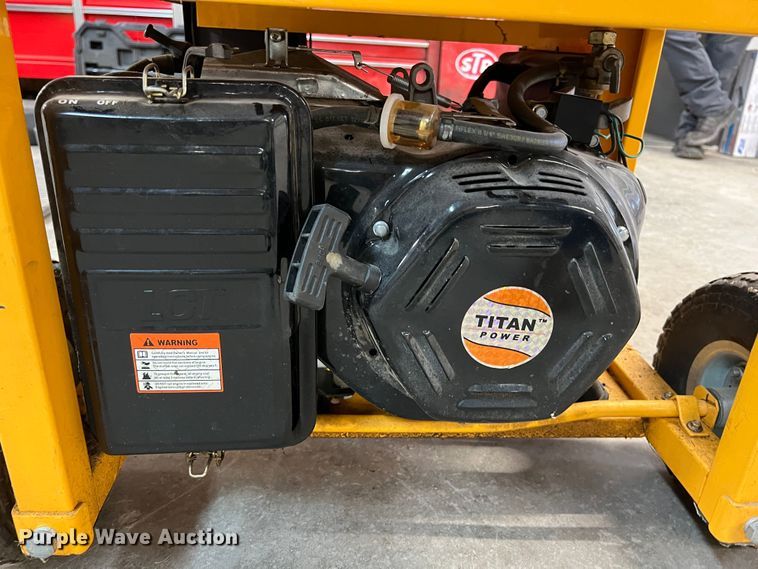image for item ID9310 Titan Industrial 8000  generator