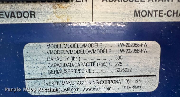 image for item ID9311 Oxygen tank cart