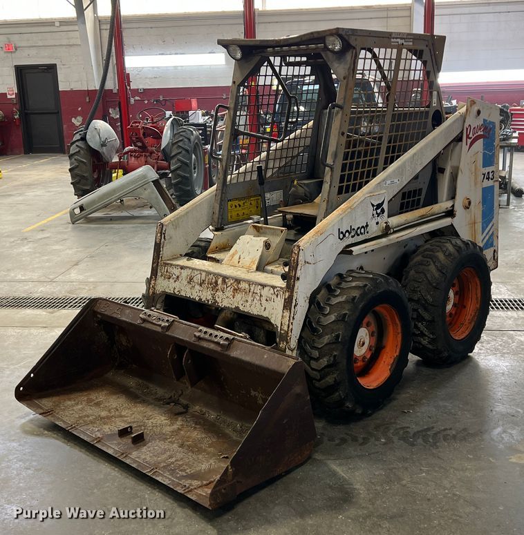 image for item ID9343 Bobcat 743  skid steer loader