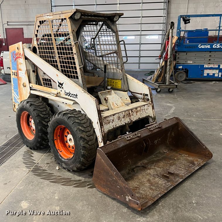 image for item ID9343 Bobcat 743  skid steer loader