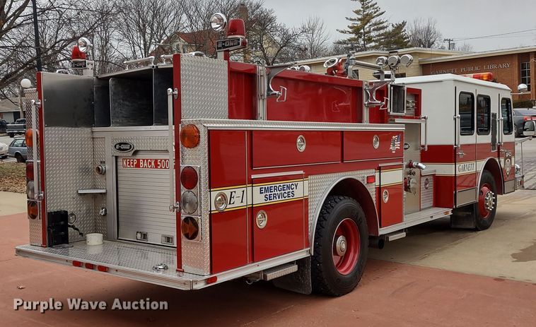 image for item JK9129 1988 Emergency One Protector  pumper fire truck