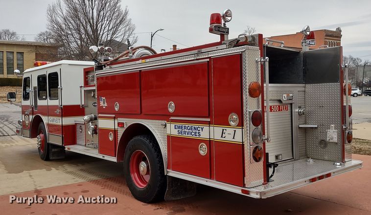 image for item JK9129 1988 Emergency One Protector  pumper fire truck