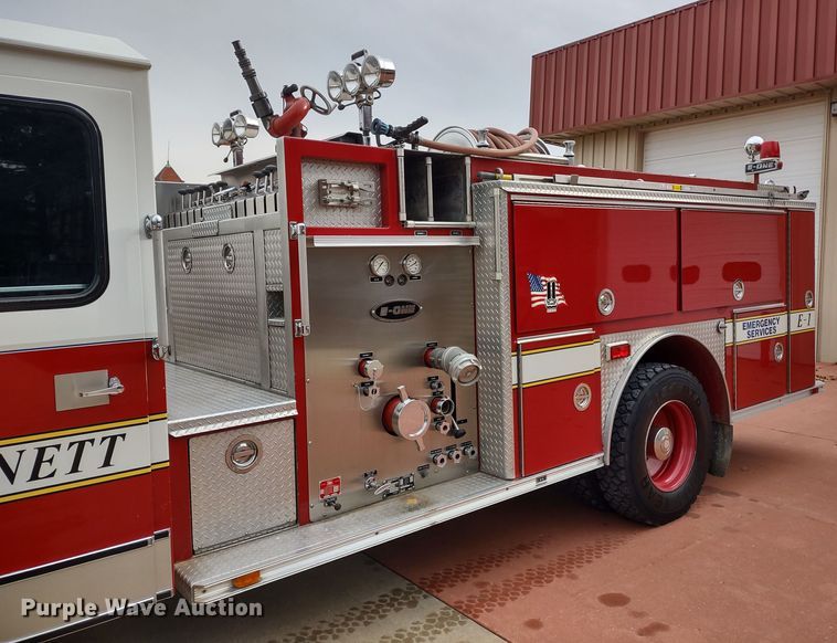 image for item JK9129 1988 Emergency One Protector  pumper fire truck