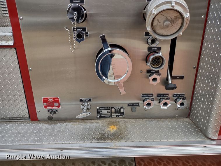 image for item JK9129 1988 Emergency One Protector  pumper fire truck