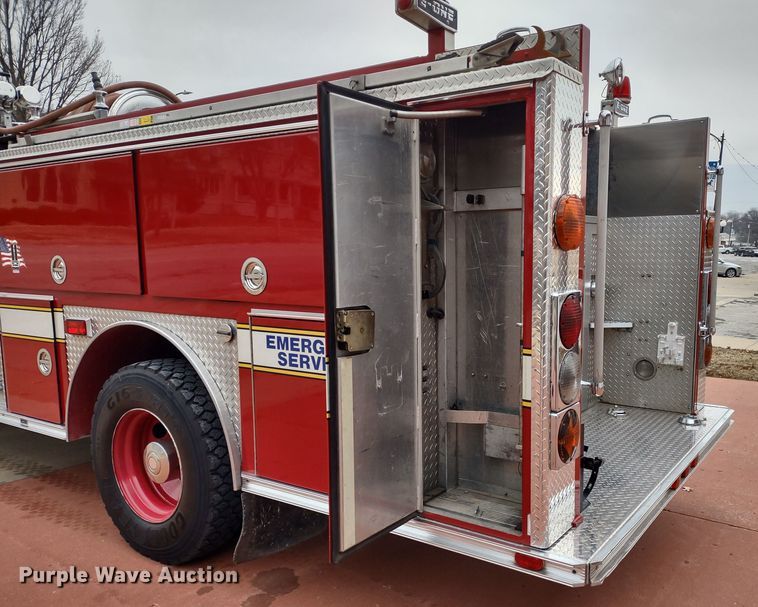 image for item JK9129 1988 Emergency One Protector  pumper fire truck