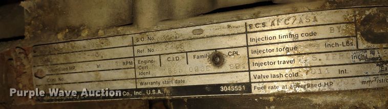 image for item JK9129 1988 Emergency One Protector  pumper fire truck