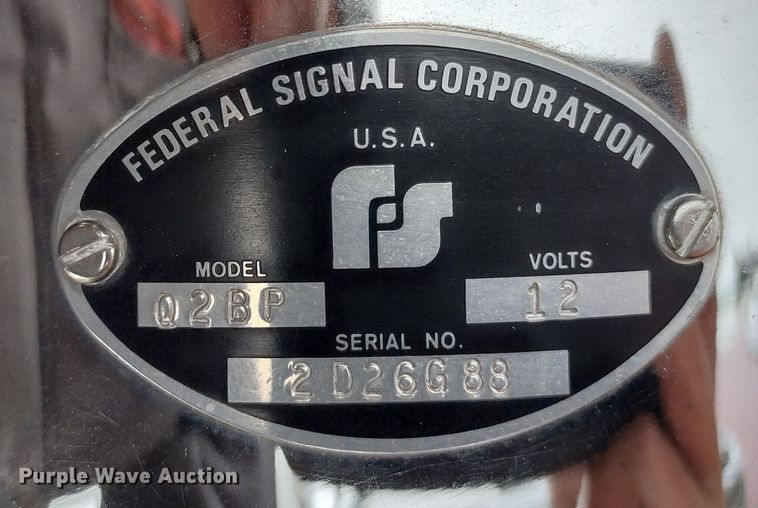 image for item JK9129 1988 Emergency One Protector  pumper fire truck