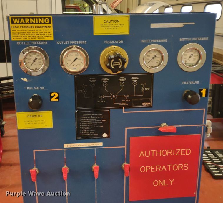 image for item JK9130 Dynatech S-4030  SCBA tank refill station