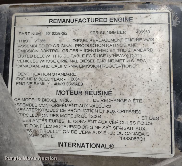 image for item JK9132 2006 International 4200  refuse truck