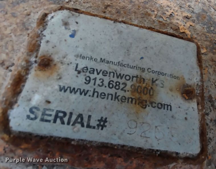 image for item JK9133 Henke  snow plow