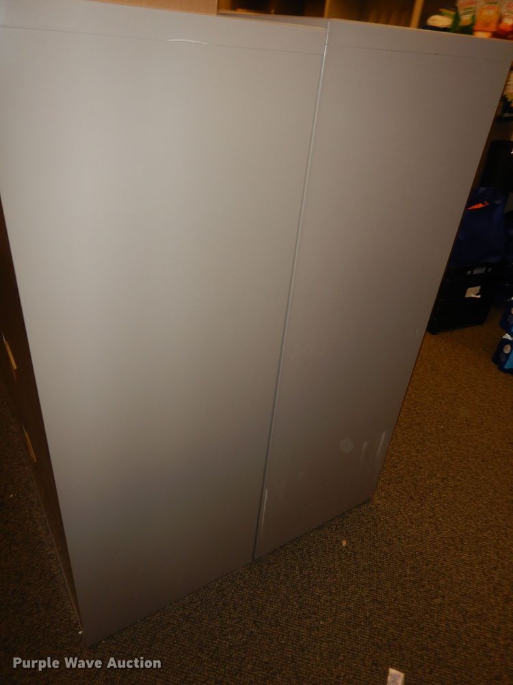 image for item JQ9970 (6) Hon metal lateral file cabinets