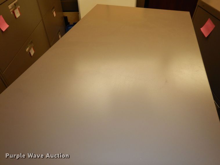 image for item JQ9970 (6) Hon metal lateral file cabinets