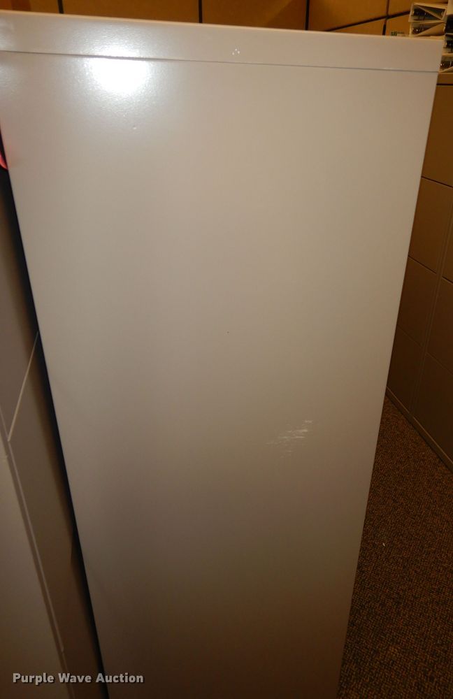 image for item JQ9971 (6) Hon metal lateral file cabinets