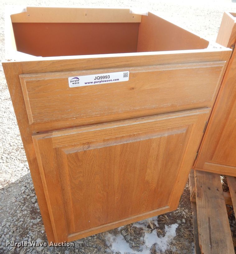 image for item JQ9993 (12) wood cabinets