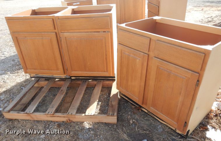 image for item JQ9993 (12) wood cabinets