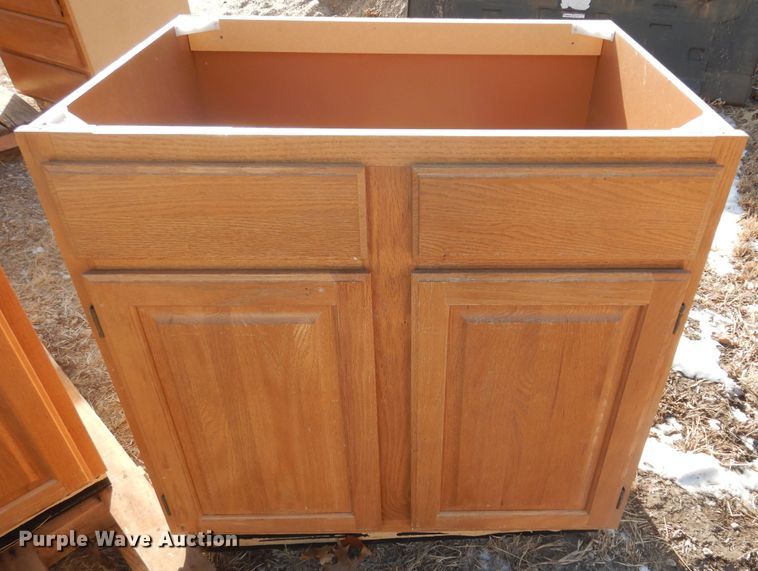 image for item JQ9993 (12) wood cabinets