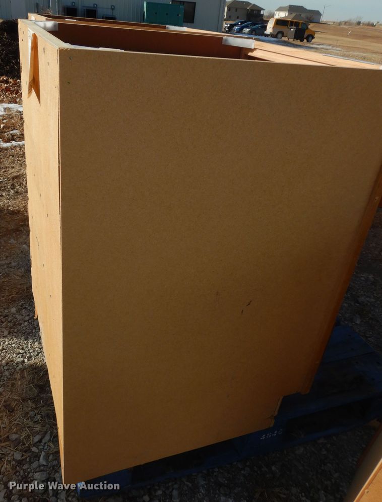 image for item JQ9993 (12) wood cabinets