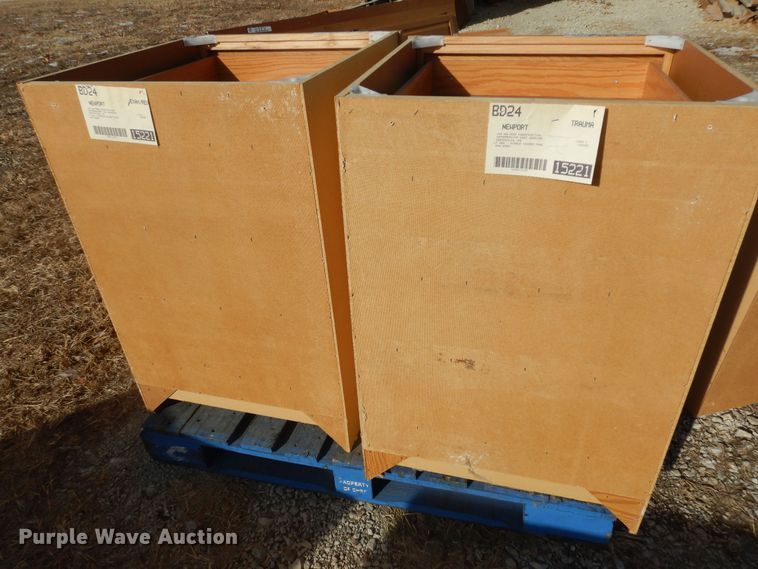 image for item JQ9993 (12) wood cabinets