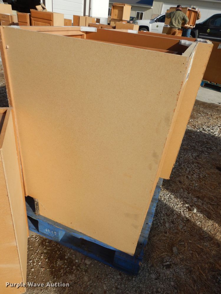 image for item JQ9993 (12) wood cabinets