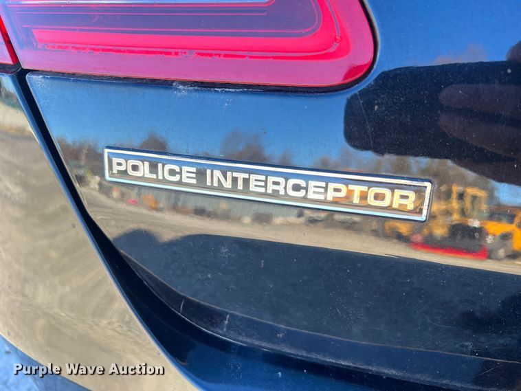 image for item JU9783 2016 Ford Taurus Police Interceptor