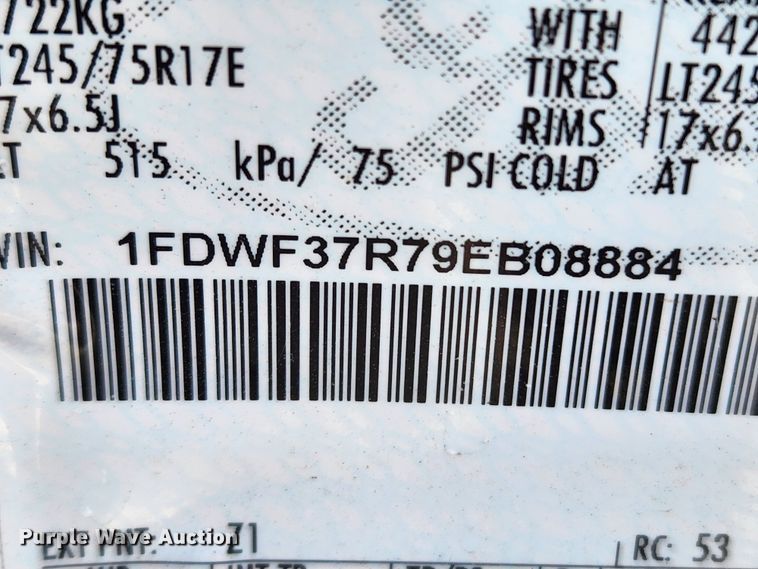 image for item KT9507 2009 Ford F350 Super Duty XL  dump bed pickup truck