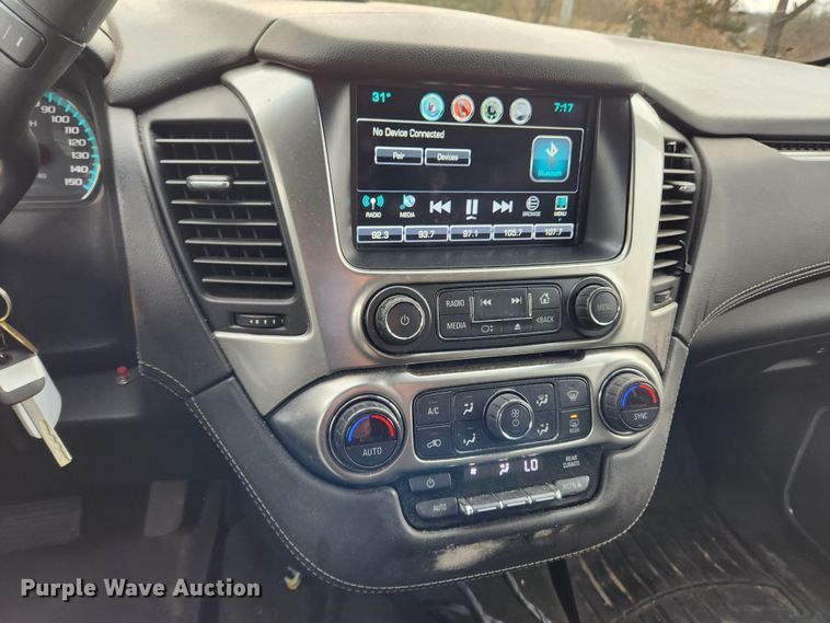 image for item KT9511 2018 Chevrolet Tahoe Police  SUV