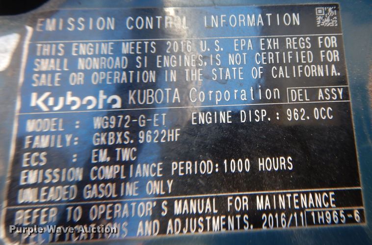 image for item LG9805 Grasshopper 932  ZTR lawn mower