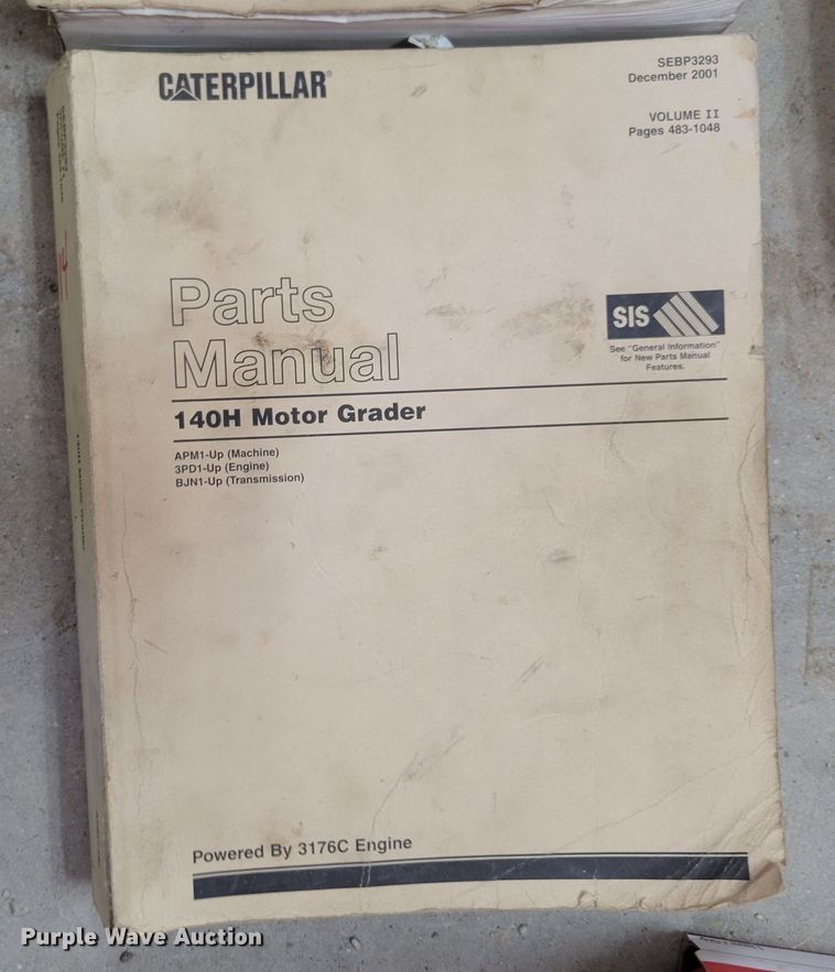 image for item LY9891 Approximately 17 140H motor grader manuals