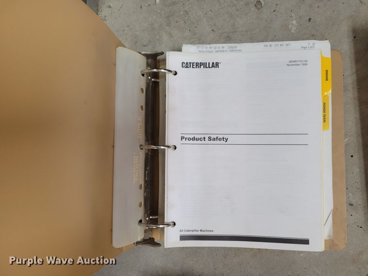 image for item LY9891 Approximately 17 140H motor grader manuals