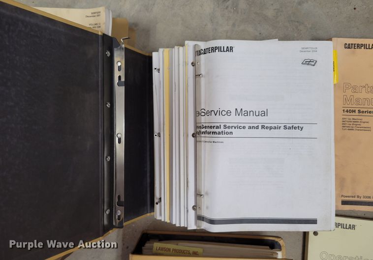 image for item LY9891 Approximately 17 140H motor grader manuals