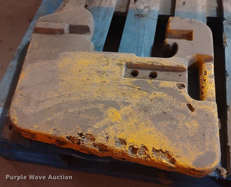 image for item MM9908 (7) Taylor Foundry Co. tractor suitcase weights