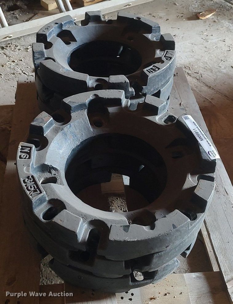image for item MM9911 (6) tractor wheel weights