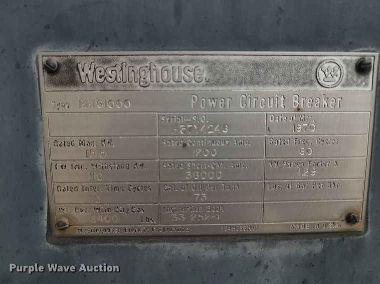 image for item MM9918 Oil circuit breaker