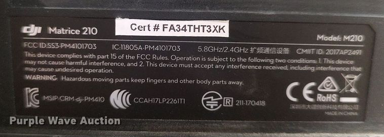 image for item MM9922 DJI M210  drone