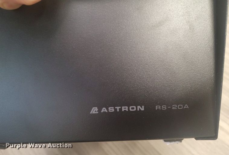 image for item MM9923 Astron RS-20A  power supply