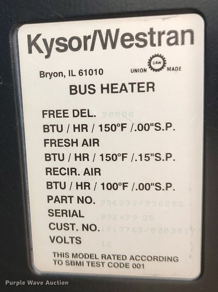 image for item MM9935 2000 Blue Bird All American  coach bus