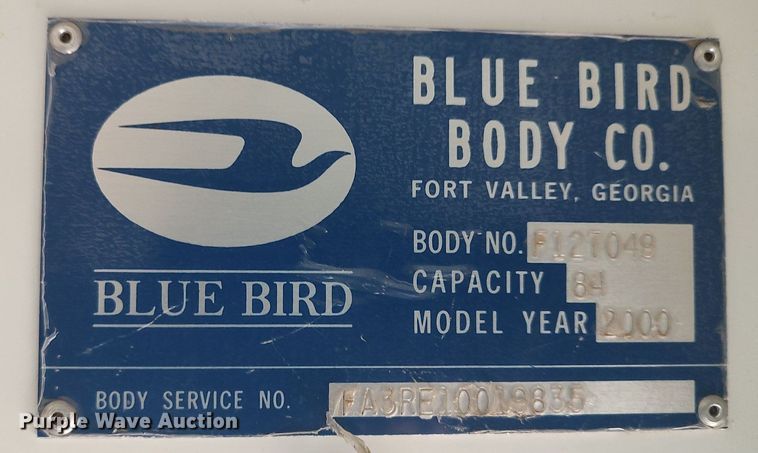 image for item MM9935 2000 Blue Bird All American  coach bus