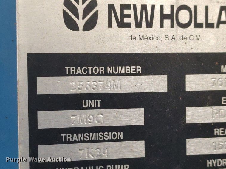 image for item MM9938 1998 New Holland 7610  tractor