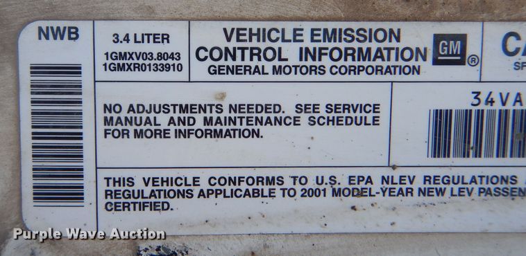 image for item MP9032 2001 Chevrolet Impala