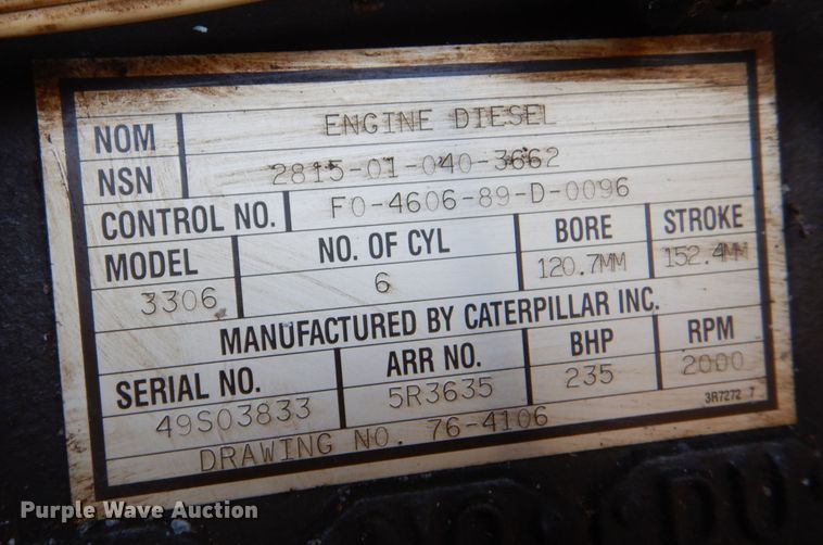 image for item MP9033 1992 Forster Enterprises MEP007B  generator