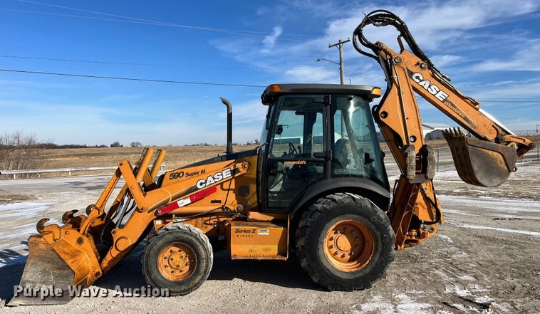 image for item MW9438 2005 Case 590 Super M Series 2  backhoe