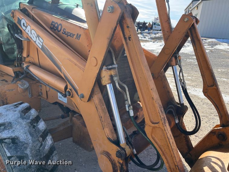 image for item MW9438 2005 Case 590 Super M Series 2  backhoe