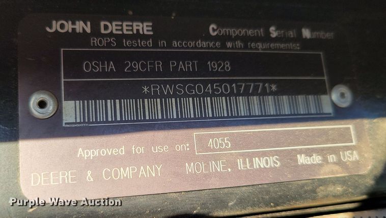 image for item DM8175 1990 John Deere 4055  tractor