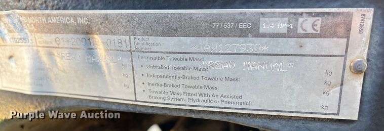 image for item DR7323 2003 New Holland TG255  MFWD tractor